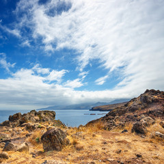 Fototapeta na wymiar Ponta de Sao Lourenco. Cape is the most eastern point of Madeira island
