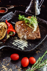 grilled steak