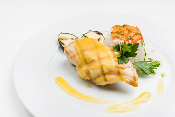 chicken breast with rice