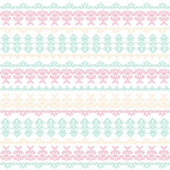 Ethnic Seamless Pattern in Tribal Style