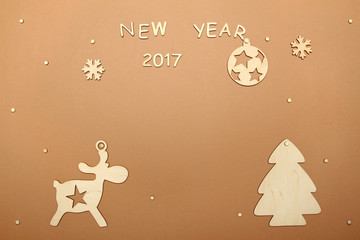 Card for the new year