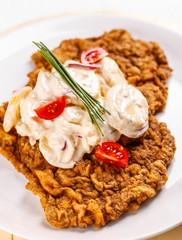 Big wiener schnitzel