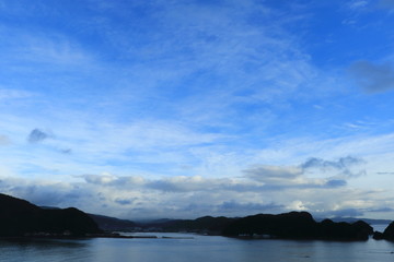 朝の南郷の海　　日南市南郷町