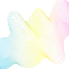 abstract Wave lines background