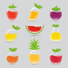 fruit juice set