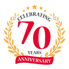 Happy anniversary celebration design 