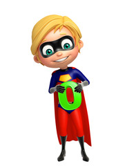 Superboy with 0 Digit