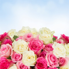 bouquet of fresh roses