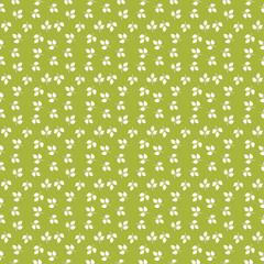 Green leaves pattern