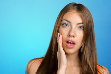 Portrait of an attractive young woman thinking deeply