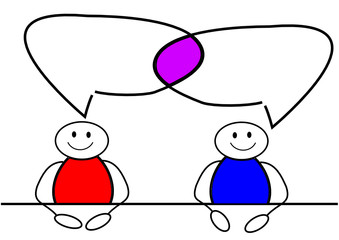 Strichmännchen Kompromiss