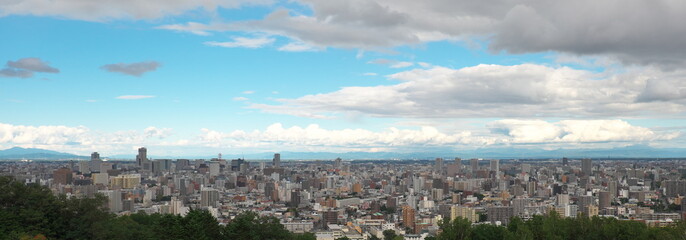 札幌市の街並み