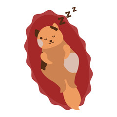 Cat cartoon style vector silhouette. Cute domestic cat animal playfull. Cartoon cat young adorable tail symbol playful. Cartoon funny domestic pussy kitty character