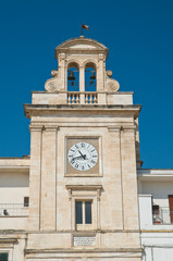 Clocktower. Sammichele di Bari. Puglia. Italy.