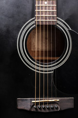 Obraz premium detail of classic guitar