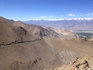 Khardungla Pass. The highest road in the World. Leh, Ladakh, India