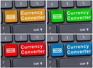 Online exchange money or financial payment