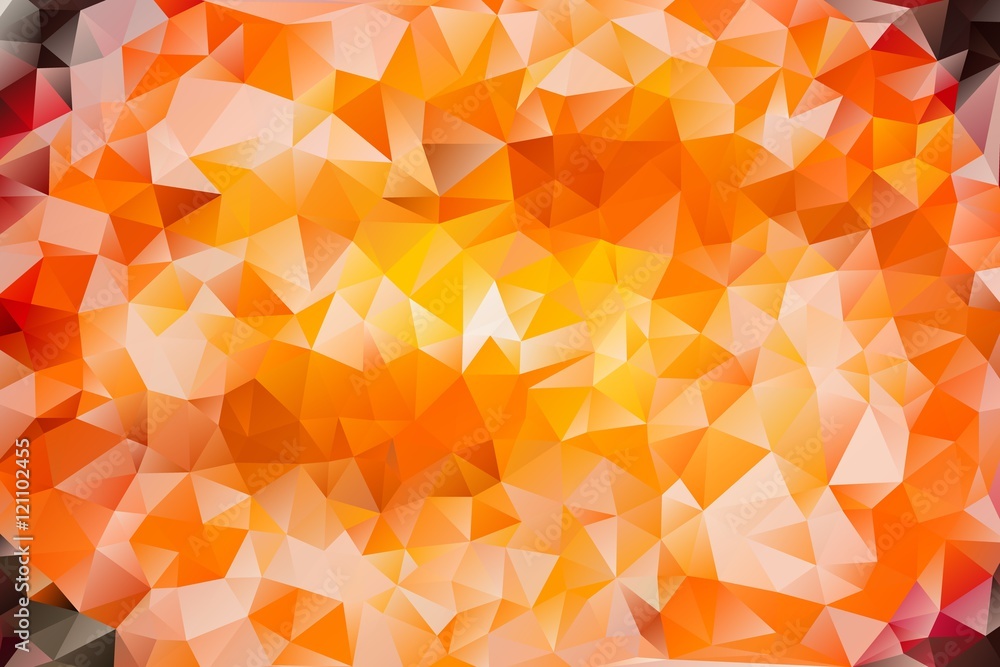 Poster abstract background of triangles