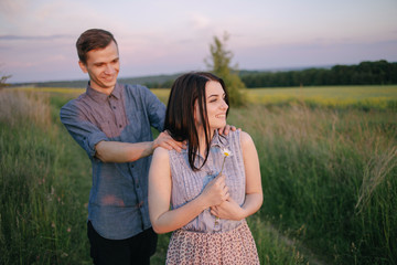 couple on nature