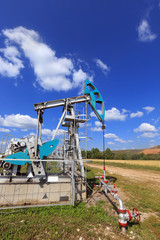 Oil pump in the field