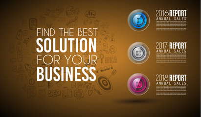 Obraz premium Clean Infographic Layout Template for data and information analysis