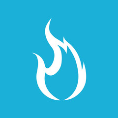 Fire flames icon - Vector