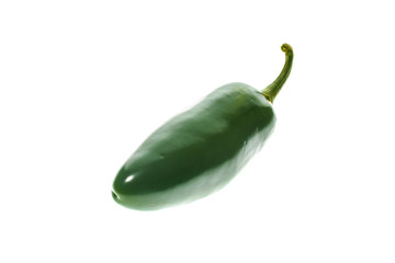 Green ripe jalapeno chili hot pepper