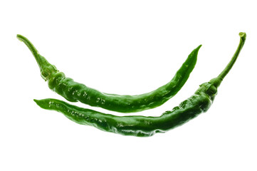 Fresh ripe organic green hot chili pepper