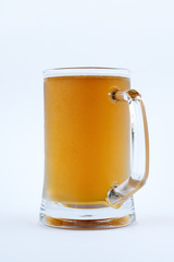 Cold fresh beer in a mug