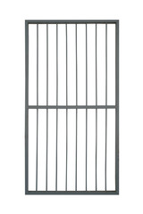 door iron cage isolate on white background