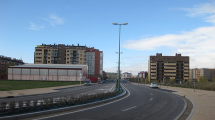 Obraz premium Calles de Burgos, España. Otoño