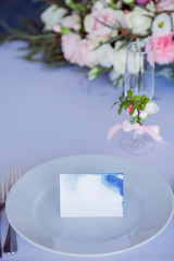 Wedding banquet, small restaurant in Maritime style