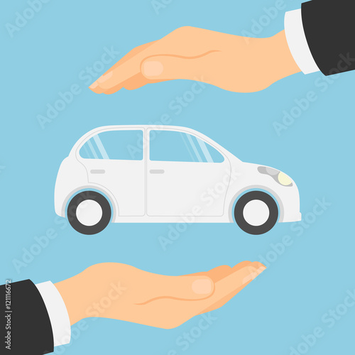 &quot;Car insurance concept. Insurance company. Guaranty of