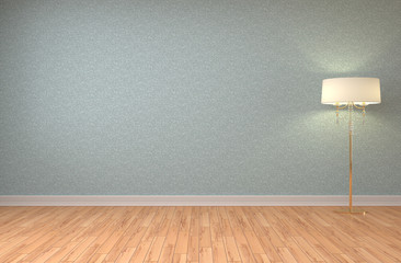 Fototapeta na wymiar interior with lamp. 3d illustration