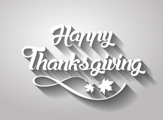 Naklejka na ściany i meble Thanksgiving greeting card with 