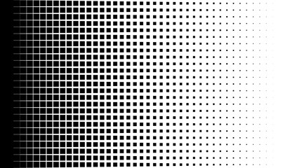 Gradient background with squares Halftone dots design