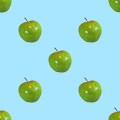 Seamless pattern a apples