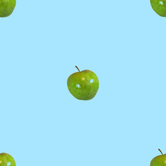 Seamless pattern a apples