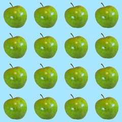 Seamless pattern a apples