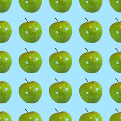 Seamless pattern a apples