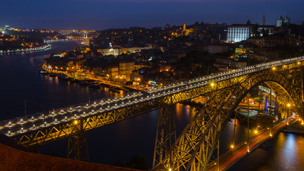 Fototapeta na wymiar Porto Ponte de D Luis I