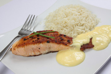 pavé de saumon et riz 19092016