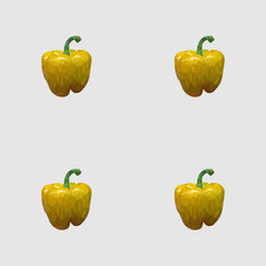 Seamless pattern a paprika