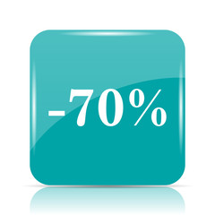 70 percent discount icon