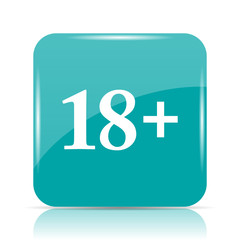 Obraz premium 18 plus icon