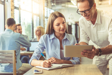 Business people working