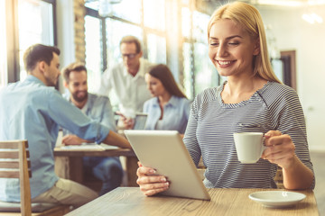 Business people working