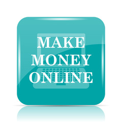 Fototapeta premium Make money online icon