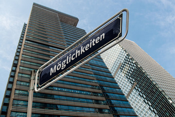 Schild 76 - Möglichkeiten