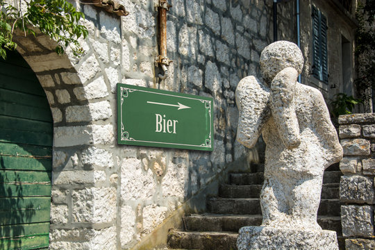 Schild 132 - Bier